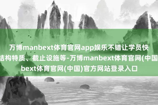 万博manbext体育官网app娱乐不错让学员快速了解多样夹具的结构特质、截止设施等-万博manbext体育官网(中国)官方网站登录入口